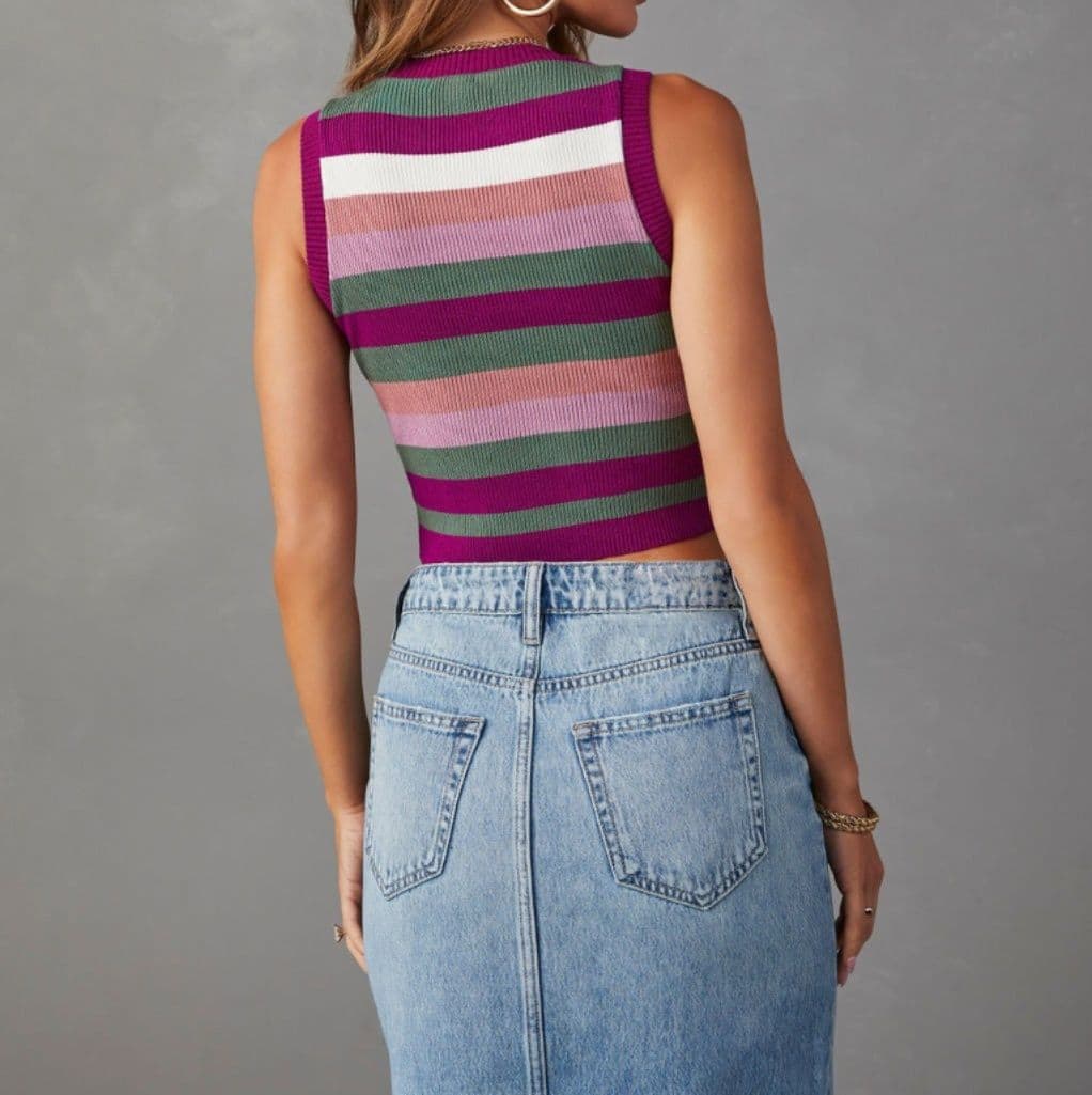 ライトブルー古着風フロントスリットデニムスカート