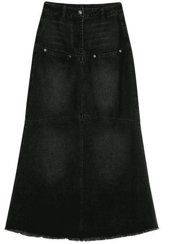 アメカジスタイル　 フレアデニムロングスカート