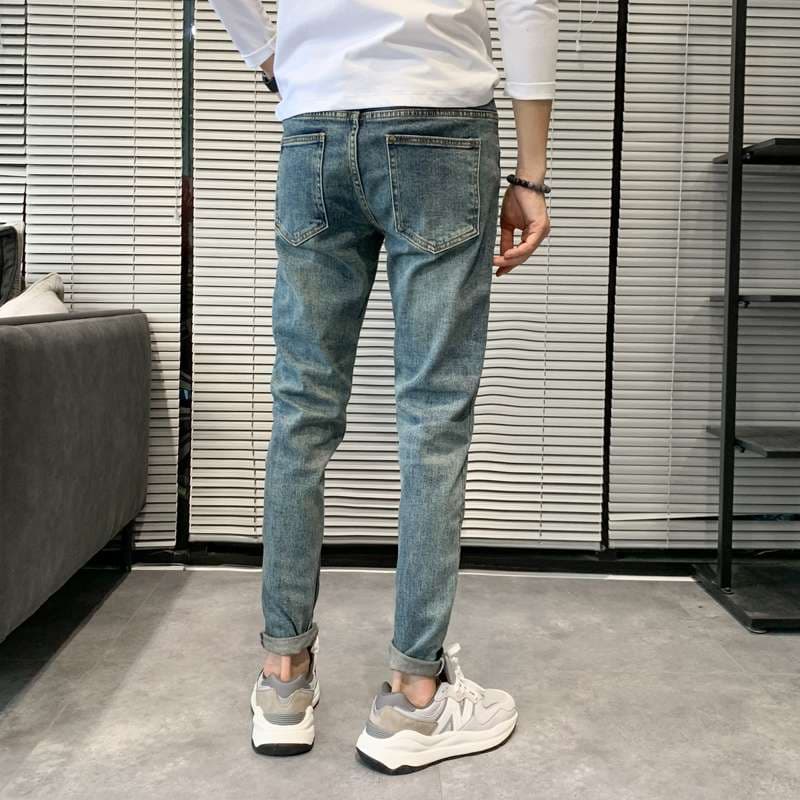 カジュアルスタイル スタイリッシュ ストレート デニム