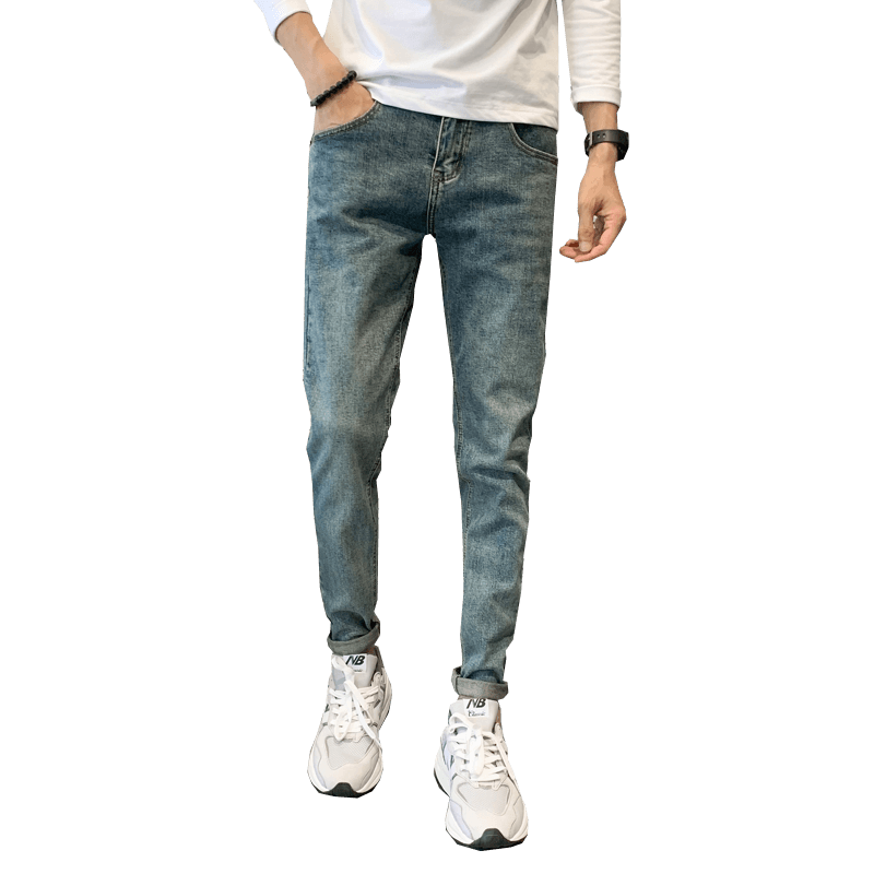 カジュアルスタイル スタイリッシュ ストレート デニム