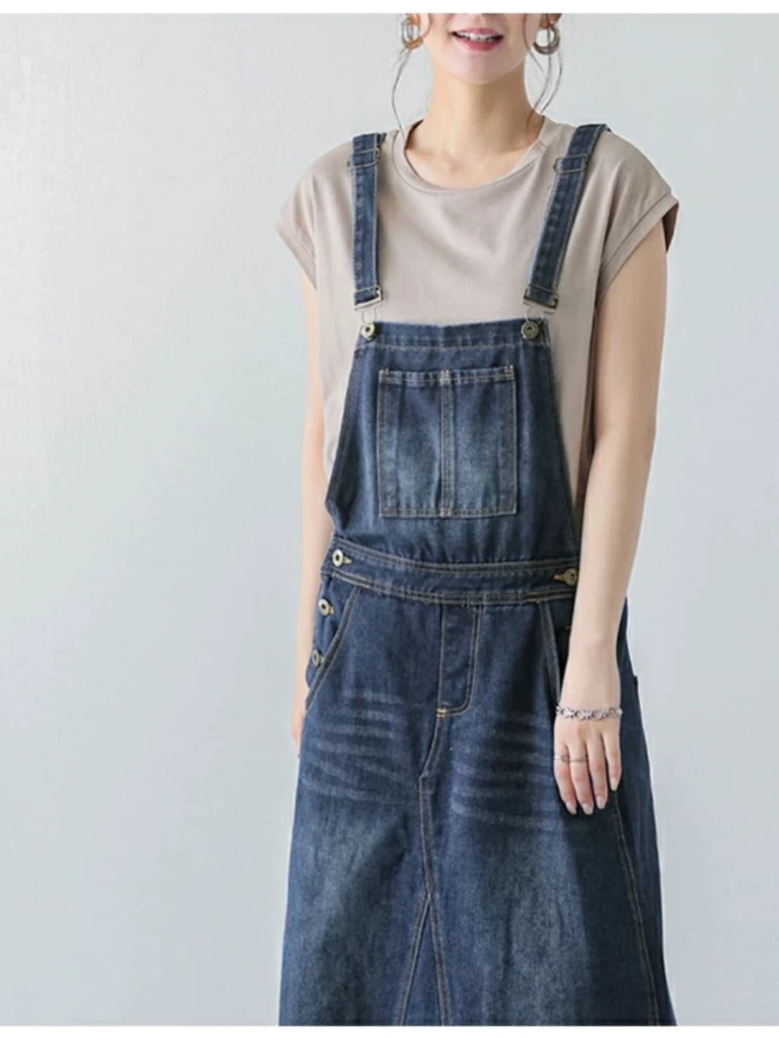 デニムスカート 大人可愛いデニムジャンパー