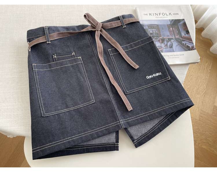 カジュアルスタイル Gyu-Kaku デニムショートエプロン