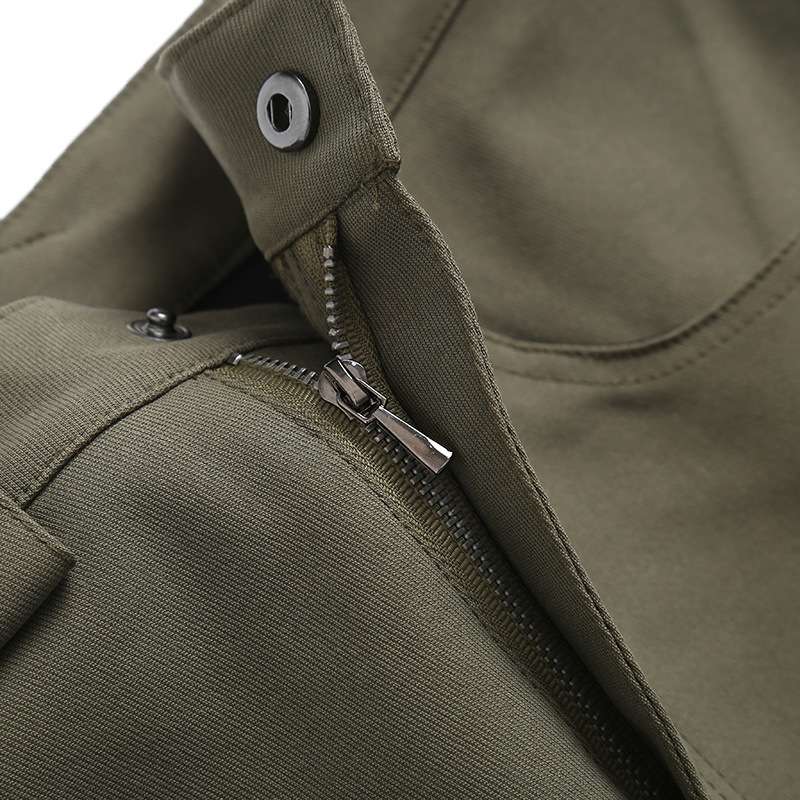 デニム カジュアルミリタリーAラインスカート