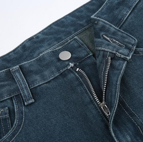 デニムスカート ロングスカート 長め丈フレア型