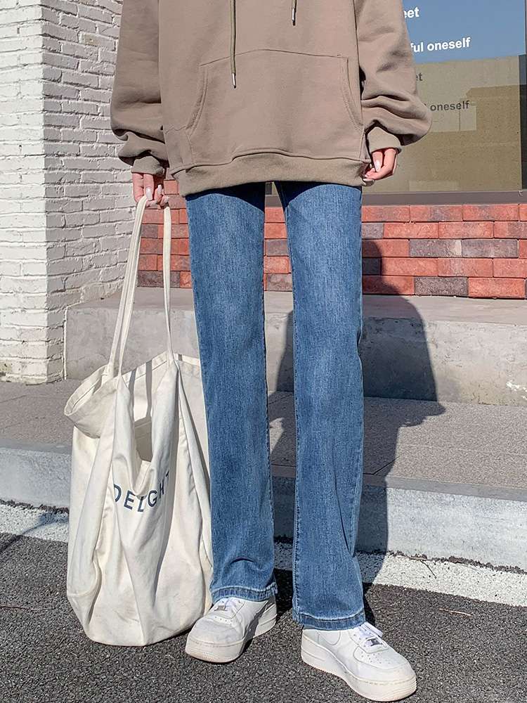 ヴィンテージスタイル ストレートデニムパンツ