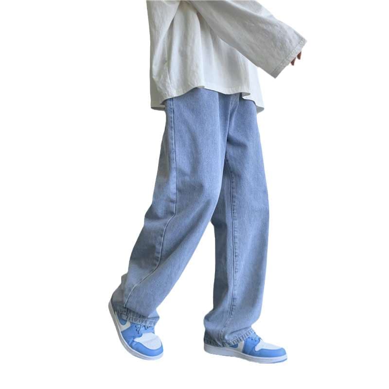 ルーズフィットワイドデニムパンツ