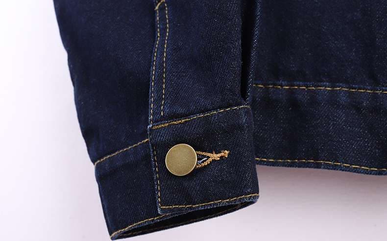 カジュアルスタイル ベーシックオーバーサイズデニムジャケット