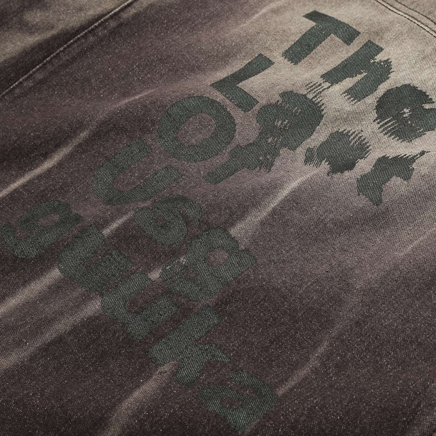 アメリカンカジュアル ヴィンテージ風ダメージ加工デニムシャツジャケット