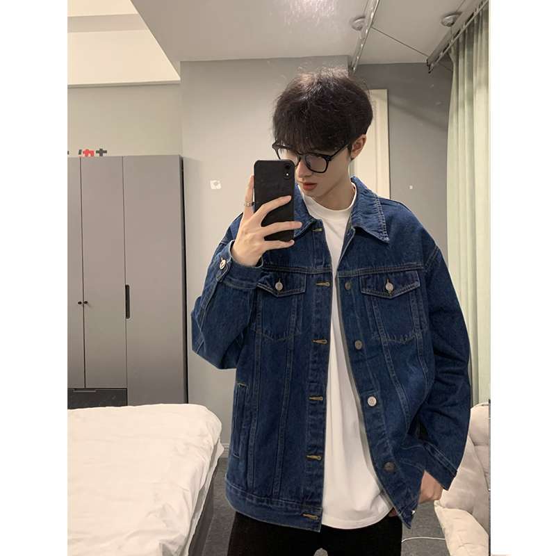 カジュアルスタイル オーバーサイズ デニムジャケット
