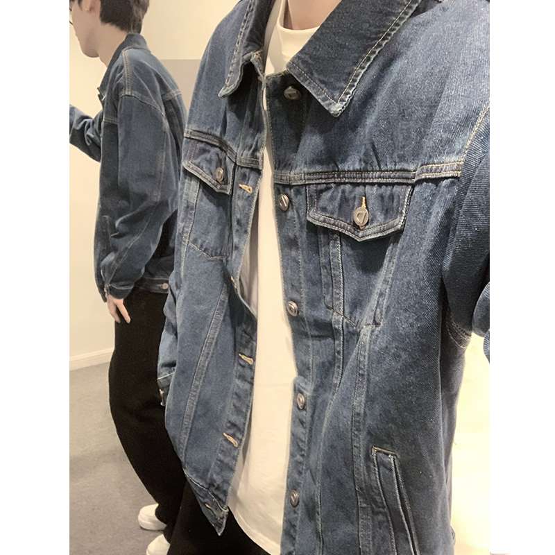 カジュアルスタイル オーバーサイズ デニムジャケット