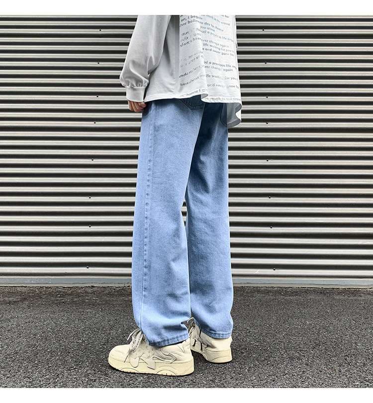 リラックスワイドデニムパンツ