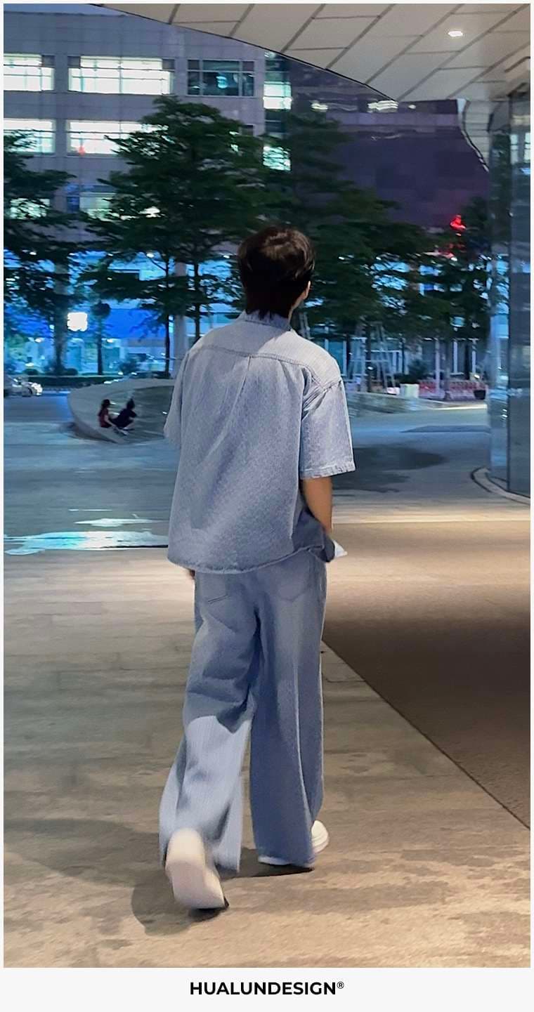 オーバーサイズデニムシャツジャケット