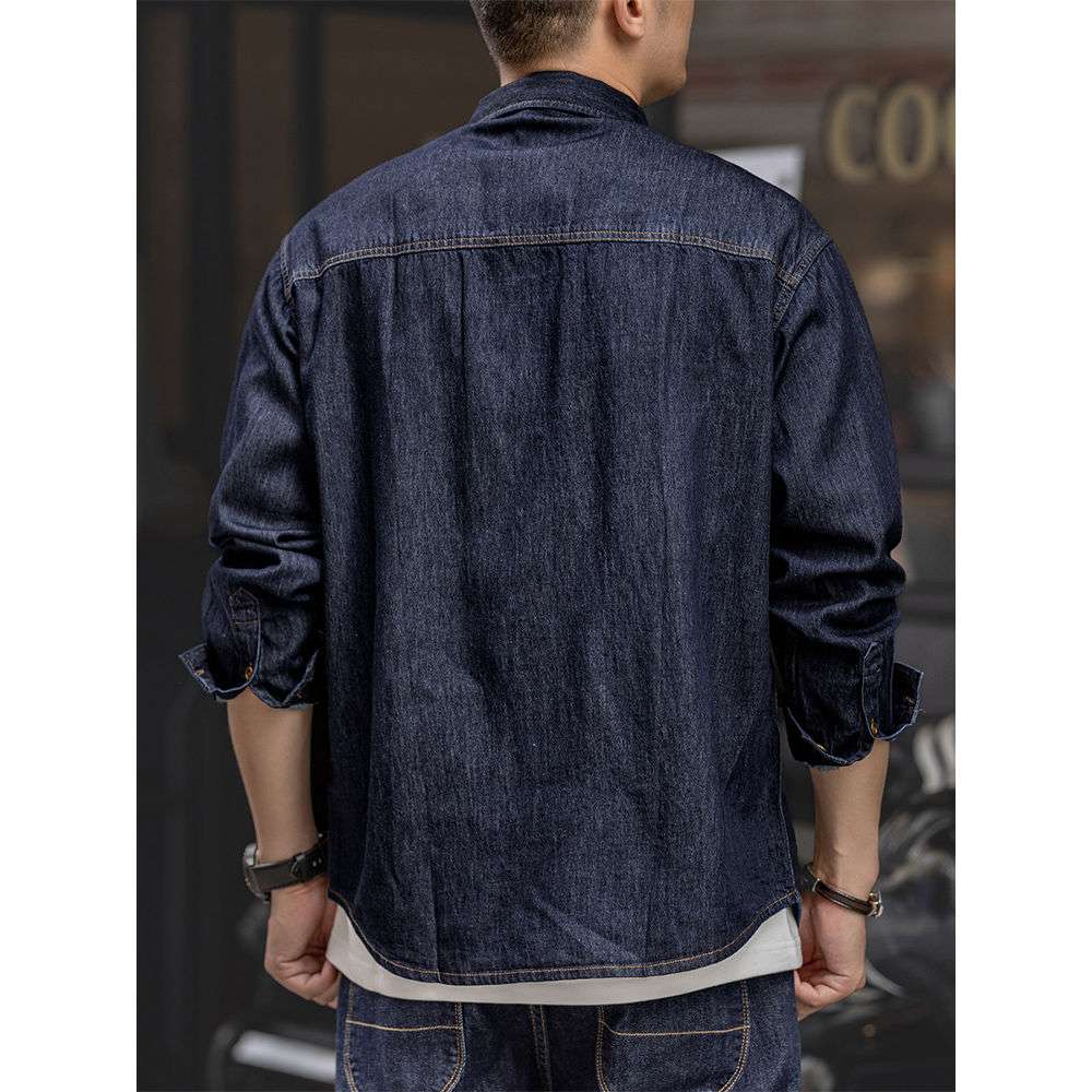 ヴィンテージスタイル デニムワークシャツ