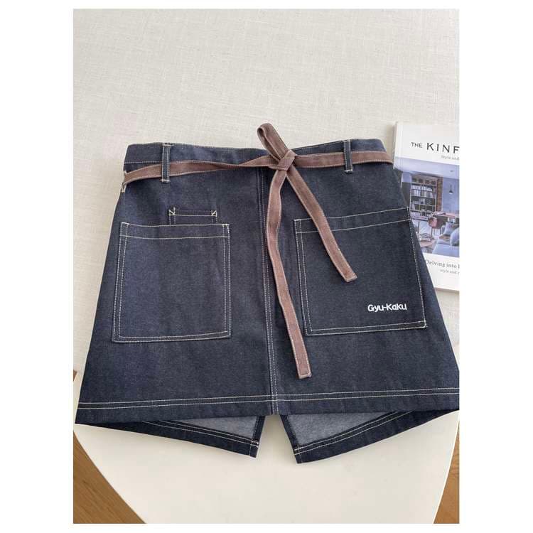 カジュアルスタイル Gyu-Kaku デニムショートエプロン